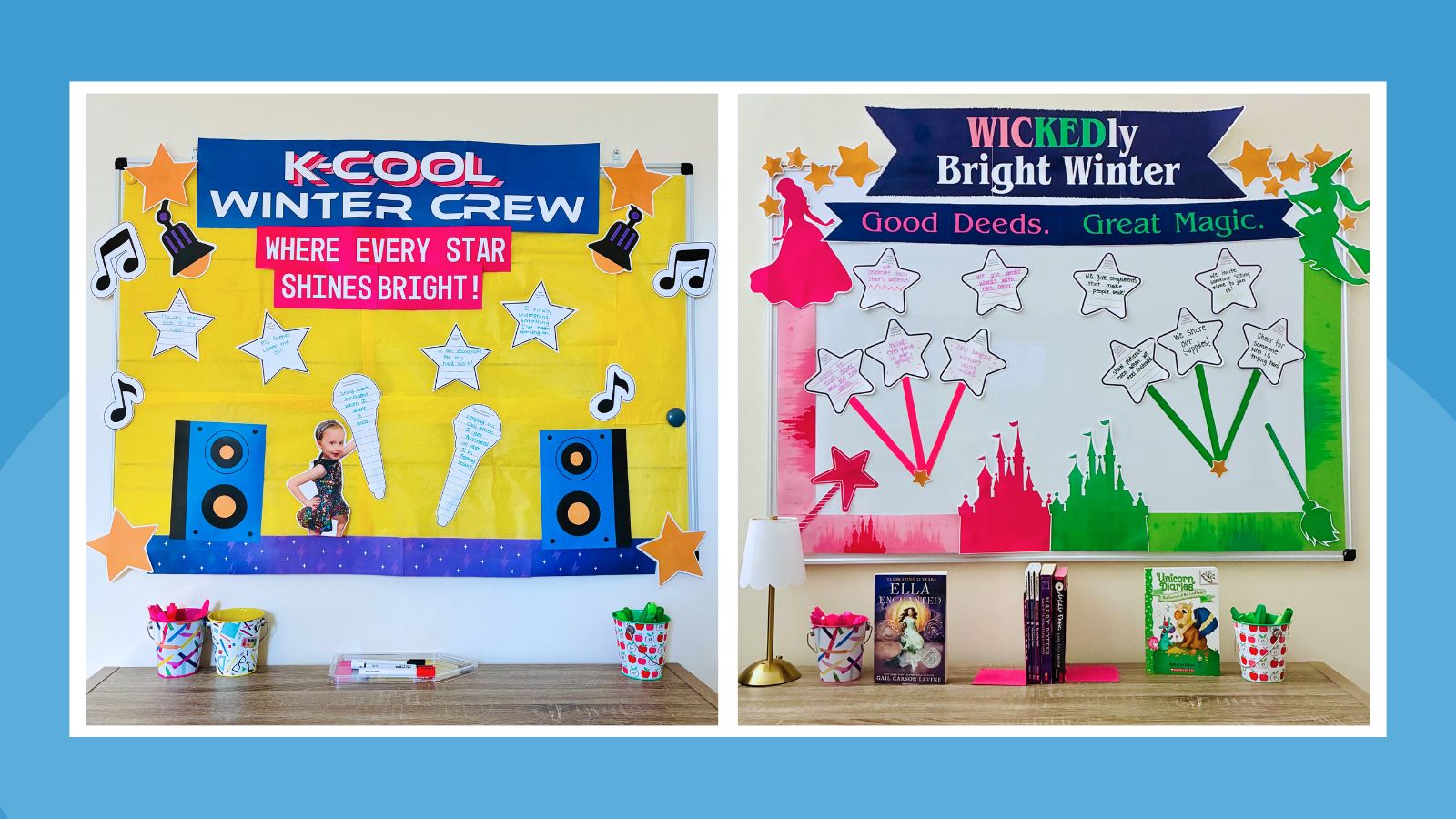winter bulletin boards (free printable kits)